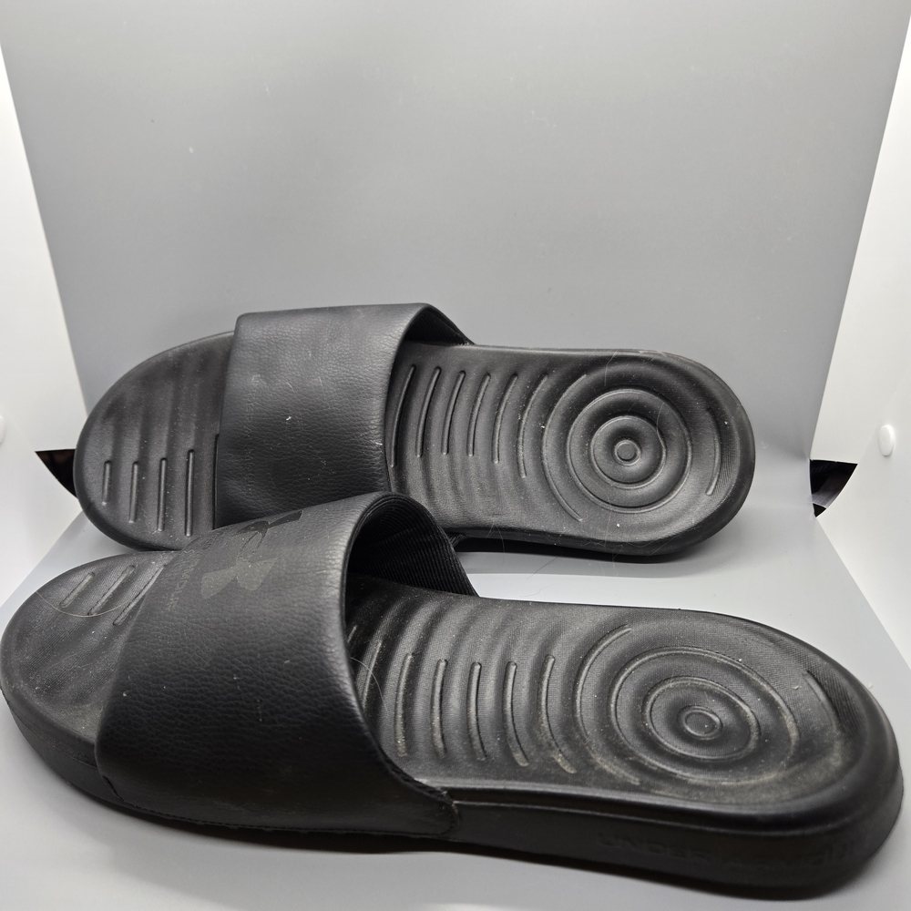 Under Armour Men's Black Slide Sandals